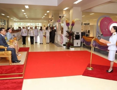 His Majesty King Maha Vajiralongkorn Phra Vajiraklaochaoyuhua and Her Majesty Queen Suthida Bajrasudhabimalalakshana preside over the opening ceremony of “the Good Health Good Heart Project” and bestow the medical tools and the royal visit to bedridden inmates at the Medical Correctional Institution.