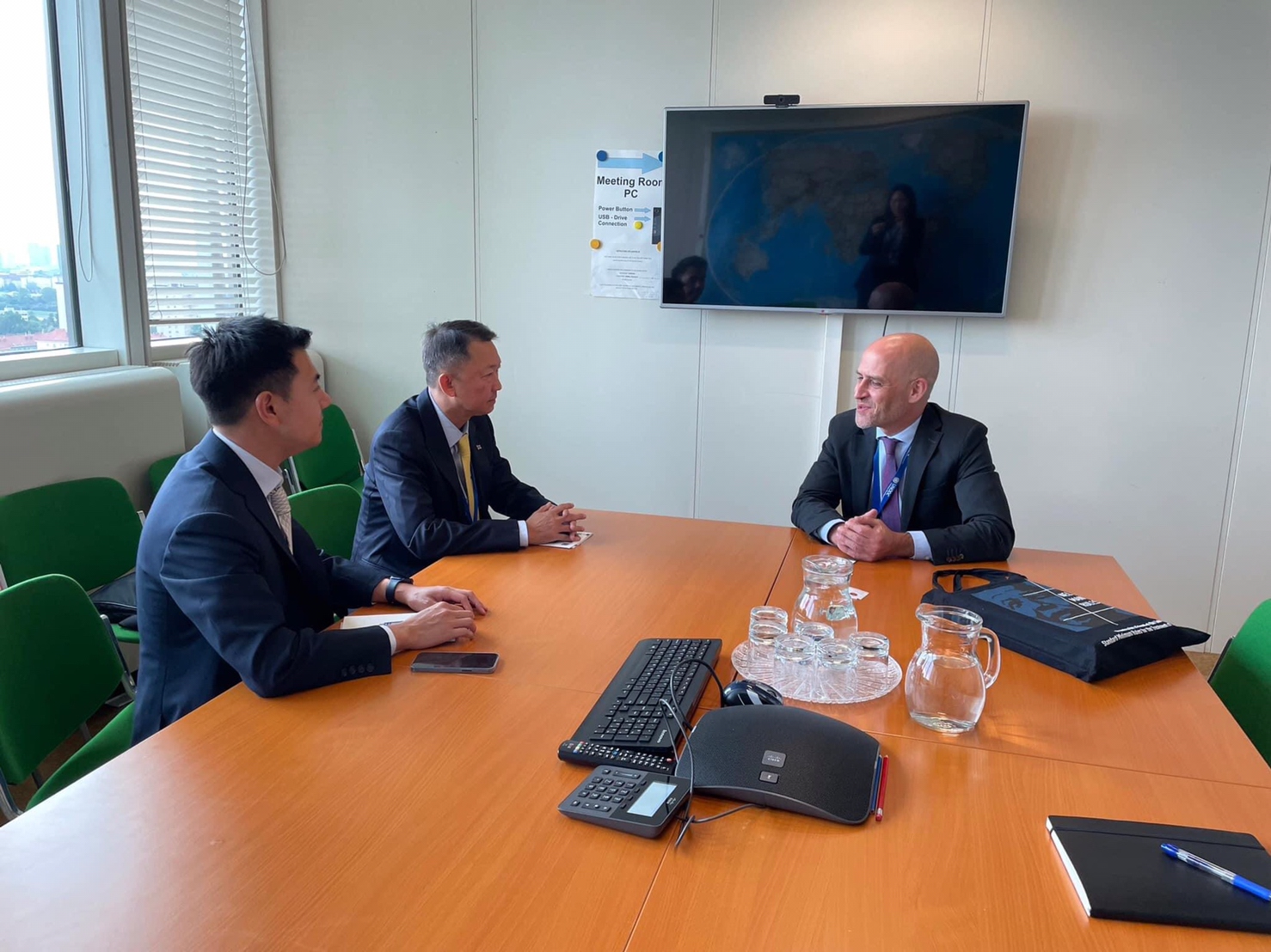 The DG Meeting The Prison Reform Focal Point of UNODC During 32nd CCPCJ ...