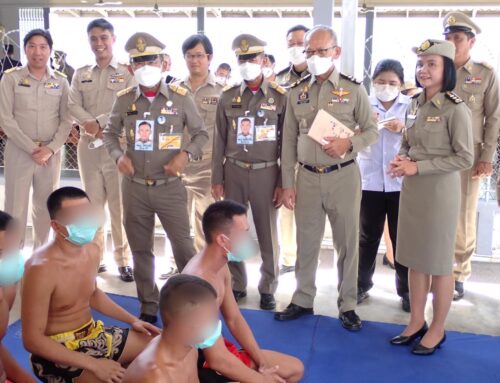 Committee of the Good Health Good Heart Royal Project Foundation Inspect and Follow-up on the Operation in Chaiya District Prison and Surat Thani Central Prison