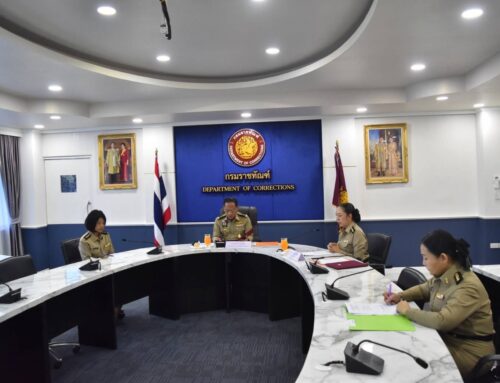 DDG Narong Juisuey Inaugurated over UN Standard Minimum Rules for the Treatment of Prisoners Online Training Course for Professional and Experience Level Officers